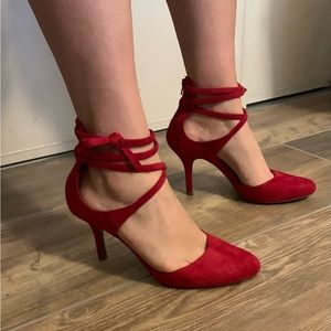 Red high heels